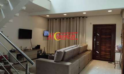 SOBRADO COM 4 QUARTOS PARA ALUGAR, 2 SUÍTES, 04 VAGAS, PISCINA, VILA NOVA BONSUCESSO - GUARULHOS/SP