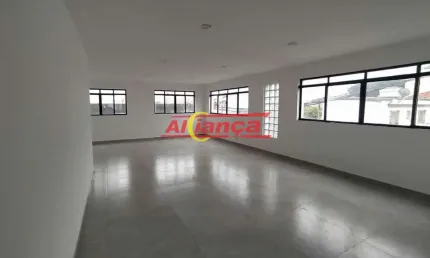Sala comercial 200m² para alugar com cozinha, 2 banheiros  - itapegica - guarulhos por r$: 3.500,00