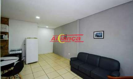 Kitnet mobiliada com 1 quarto para alugar, 35m² - Vila Flórida- Guarulhos/SP -R$ 1.500,00