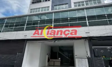 Sala para alugar, 400 m² com 2 banheiros - bairro -centro de  guarulhos/sp