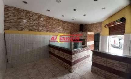 Salão comercial para alugar, 128m²  - Jardim Tranqüilidade - Guarulhos-R$ 2.500,00