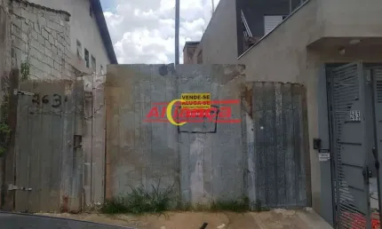 Terreno para alugar,  125m²- jardim adriana - guarulhos/sp - por r$700