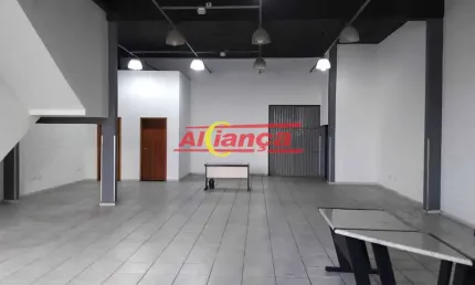 Salão para alugar, 172m²  - bairro vila barros - guarulhos/sp - por r$ 11.000,00