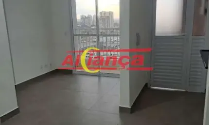 Apartamento para alugar com elevador 2 quartos e 1 vaga-55m², Vila Itapegica -Guarulhos por R$ 2.100
