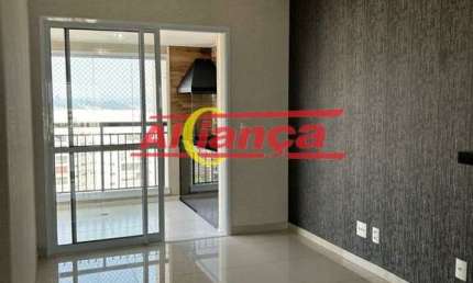 APARTAMENTO PARA ALUGAR COM 02 QUARTOS,  01 VAGA, 68M²  - JD FLOR DA MONTANHA - GUARULHOS/SP R$4.200