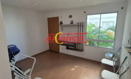 APARTAMENTO COM 02 QUARTOS, 01 VAGA, 40M² PARA ALUGAR NO ÁGUA CHATA - GUARULHOS/SP POR R$ 1.200,00