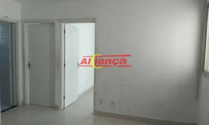Apartamento com 2 quartos para alugar, 47m² - vila alzira - guarulhos/sp - por r$ 1.000,00