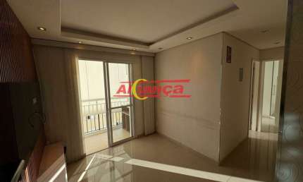 Apartamento para alugar, 2 quartos e 1 vaga coberta 54m², Gopoúva - Guarulhos  3.400,00