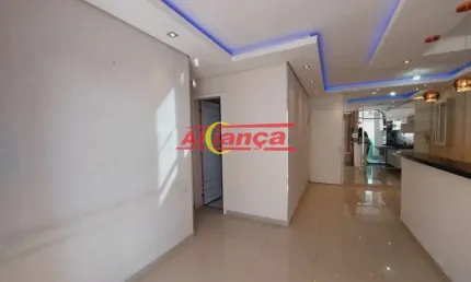 Apartamento para alugar, 2 quartos e 1 vaga coberta 54m², gopoúva - guarulhos  3.400,00