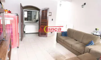 Casa com 2 quartos para alugar,  130m² -jardim bela vista- guarulhos/sp