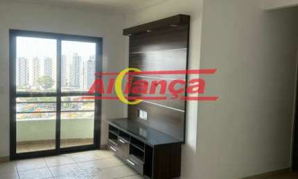 Apartamento para alugar com 3 quartos, sendo 1 suíte, 2 vagas - Vila Augusta - Guarulhos