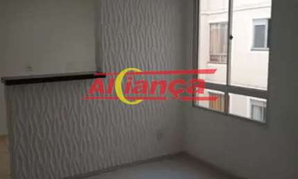 Apartamento para alugar, 2 quartos e 1 vaga, 44m², Água Chata - Guarulhos R$ 1.500,00