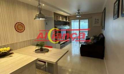 Apartamento com 3 quartos para alugar, 75 m² - Vila Augusta - Guarulhos/SP -  Por R$ 3.700,00