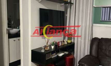 Apartamento para alugar com 2 quartos, 1 vaga de garagem - Jd.  Alvorada - Guarulhos por R$: 1.300