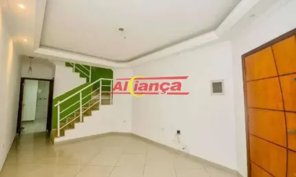 SOBRADO PARA ALUGAR COM 170M², 03 QUARTOS, SUÍTE, PARQUE CONTINENTAL I -GUARULHOS/SP POR R$ 3.200,00