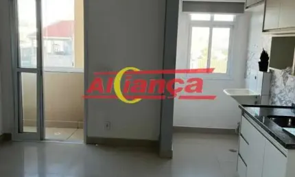 Apartamento para alugar com 2 quartos, varanda, 1 vaga - cumbica - guarulhos por r$:1.700