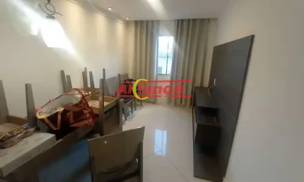 APARTAMENTO PARA ALUGAR COM 02 QUARTOS, 01 VAGA, 65M², PARQUE SANTO ANTONIO - GUARULHOS/SP - R$ 2200