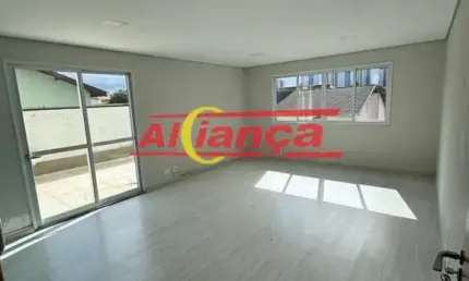 Sala para alugar, com sacada 32 m²  - vila augusta - guarulhos/sp - por r$ 1.800,00