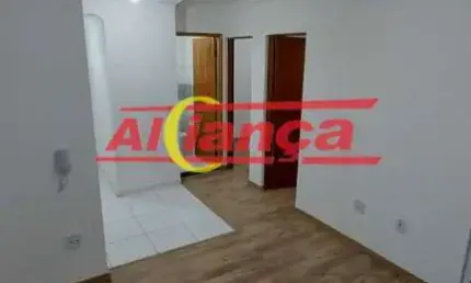 APARTAMENTO PARA ALUGAR COM 42M², 02 QUARTOS, 01 VAGA, VILA NOVA BONSUCESSO - GUARULHOS/SP - R$1.400