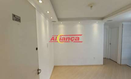 APARTAMENTO PARA ALUGAR COM 45M², 2 QUARTOS, 01 VAGA, ÁGUA CHATA - GUARULHOS/SP POR R$ 1.300,00