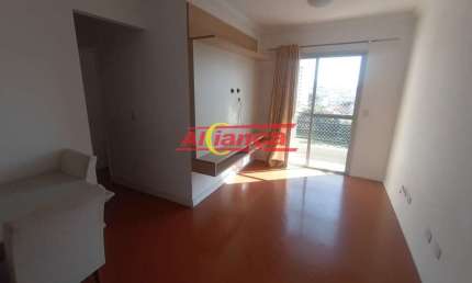 APARTAMENTO MOBILIADO COM 02 QUARTOS, SUÍTE, 02 VAGAS, JARDIM BOM CLIMA - GUARULHOS/SP POR R$ 2.200