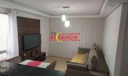 APARTAMENTO PARA ALUGAR COM 02 QUARTOS, 01 VAGA, 45M², ÁGUA CHATA - GUARULHOS/SP POR R$ 1.300,00