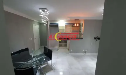 Apartamento para alugar com 68m², 2 quartos, 2 vagas, jd flor da montanha - guarulhos/sp por r$ 3600