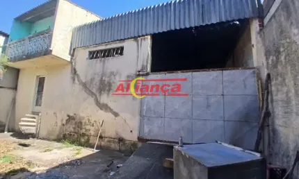Galpão 200m² + sobrado 80m² comercial para alugar , 3 vagas de garagem - pimentas - guarulhos