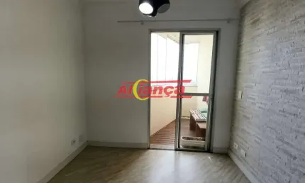 Apartamento para Alugar, 2 quartos e 1 vaga, 65 m², Vila Galvão   - Guarulhos por R$ 1.600,00