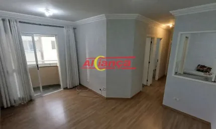 Apartamento para alugar 93m² com 3 Quartos (sendo 1 suite), 1 vaga - Vila Augusta - Guarulhos