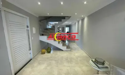 Sobrado com 4  quartos para alugar,  270m² -Jardim Santa Mena  - Guarulhos /SP - por R$ 7.500,00