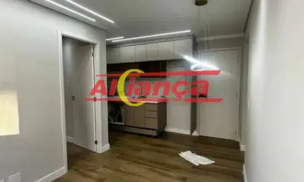 Apartamento com 2 quartos para alugar, 1 vaga, 42m² no jardim adriana - guarulhos/sp por r$ 1.900,00