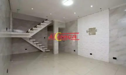 Sobrado com 5 quartos para alugar e 2 vagas, 289m² - jardim cocaia - guarulhos/sp - por r$3.300,00