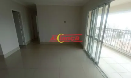 Apartamento com 3 quartos,  sendo 1 suíte para alugar, 96 m² - centro - guarulhos/sp por r$ 3.900,00