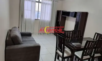 Apartamento com 2 quartos para alugar, 70 m² - centro - guarulhos/sp - por r$ 2.000,00