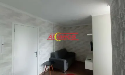 Studio mobiliado com 33m², 01 vaga de garagem - no gopoúva - guarulhos/sp - por r$ 2.480,00