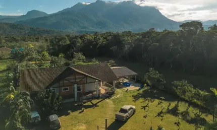 Chácara com 4 dormitórios, 3670 m² - venda por r$ 800.000 ou aluguel por r$ 6.750/mês - raia velha - morretes/pr