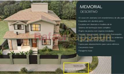 Casa com 3 quartos à venda na Rodovia José Carlos Daux s/n, SC 401, km 2,3, LOTE, Canasvieiras, Florianópolis por R$ 1.402.500