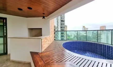 Apartamento avenda no morumbi com 4 suites e 4 vagas