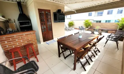 COBERTURA     AVENDA  NO PARAISOPLES    COM 110 METROS    COM 3 DORMITORIOS SENDO UMA SUITE   UMA VAGA  DE GARAGEM