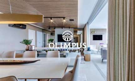Apartamento maravilhoso todo mobiliado com 197,8m² disponível para venda com 3 suítes - Uberlândia-MG
