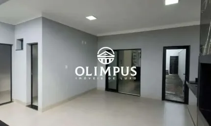 Lindo projeto de casa térrea em construção no b. Novo Mundo