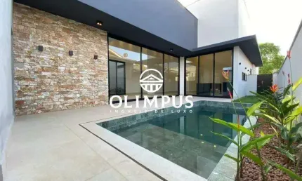Casa térrea no condomínio Gávea Paradiso, Zona Sul de Uberlândia em ótima localização e bairro