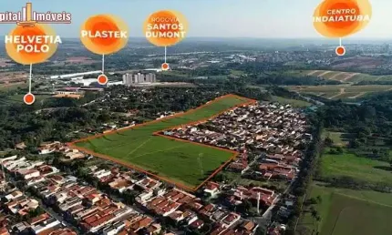 Terreno com 175,00m², plano, bairro em crescimento, perto da rodovia SP 75, excelente localização.