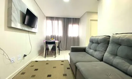 Apartamento à venda em Indaiatuba-SP: 2 quartos, 2 salas, 1 banheiro, 1 vaga, 53m² no Residencial Veredas da Conquista!