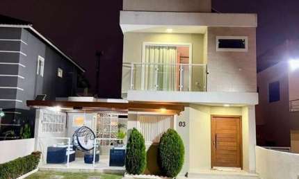 Casa em Condomínio para Venda em Lauro de Freitas, Caji, 4 dormitórios, 3 suítes, 4 banheiros, 3 vagas