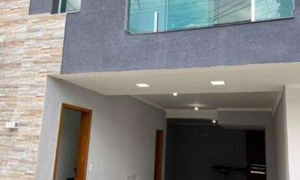 SANTO ANDRÉ Sobrado 144M² novo, 3 dormitórios, 3 vagas com ótima localização e valor !!!