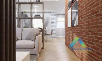 Lindo apartamento novo com 2 dormitórios à venda, 38 m² por  - Mooca - São Paulo/SP