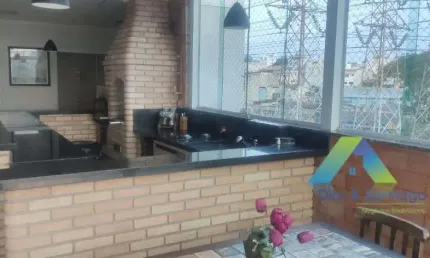 Santo André Cobertura 176M²,  3 dormitórios, sendo 1 reversível, 1 suíte, 2 vagas, espaço gourmet, ótima localização e valor !!!