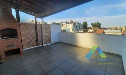 SANTO ANDRÉ COBERTURA SEM CONDOMINIO 98M², 2 dormitórios, espaço gourmet, 1vaga, ótima localização e valor !!!!